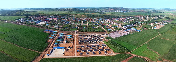 达斡尔民族乡镇区全景