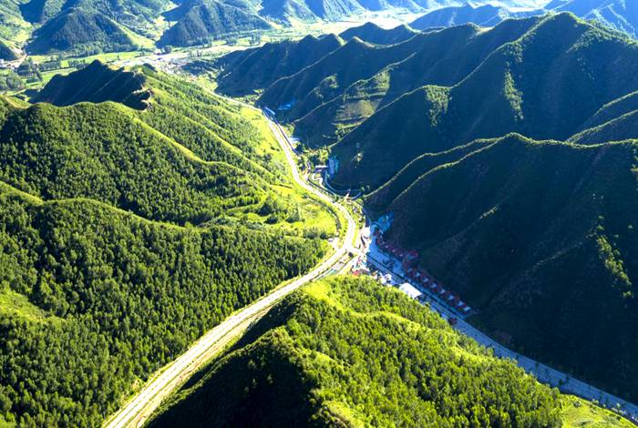 林胡古塞旅游景区全景