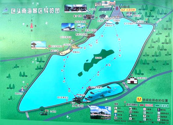 南海湿地景区导游图