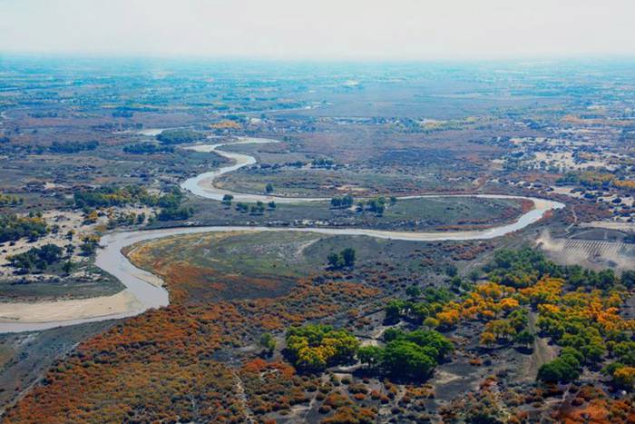 巴彦陶来苏木额济纳河沿岸