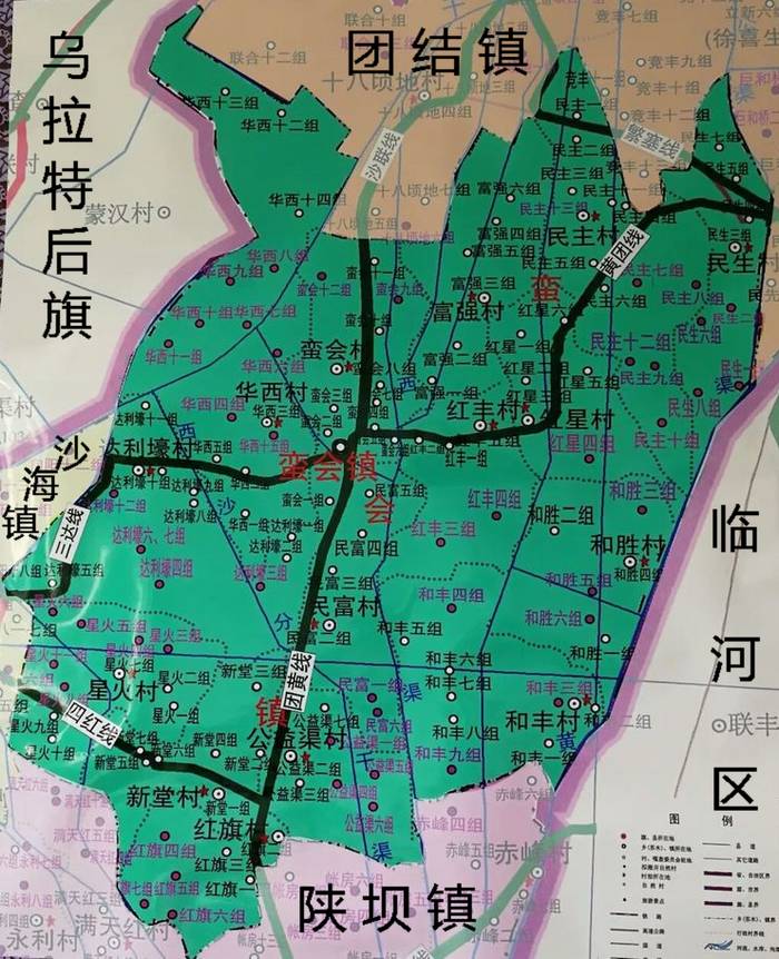 蛮会镇地图 蛮会镇地图