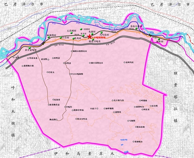 吉日嘎朗图镇地图