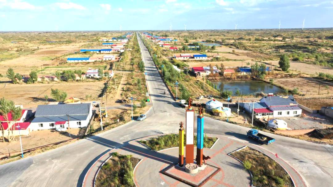 白音他拉苏木全景