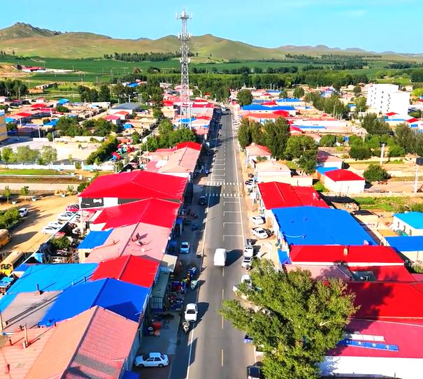 额木庭高勒苏木全景