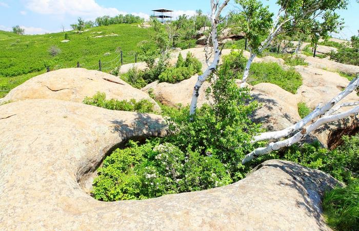 大青山岩臼景区 大青山岩臼景区