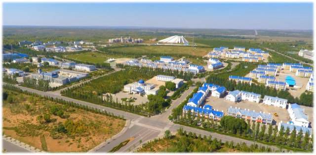 伊金霍洛镇全景 伊金霍洛镇全景