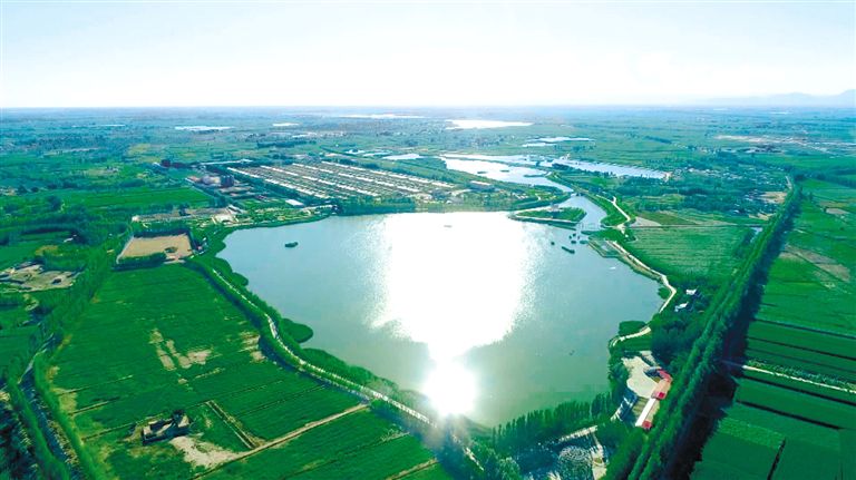 塔尔湖镇联丰村全景