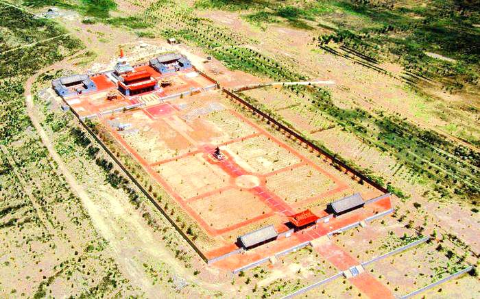 苏里格庙旅游区全景