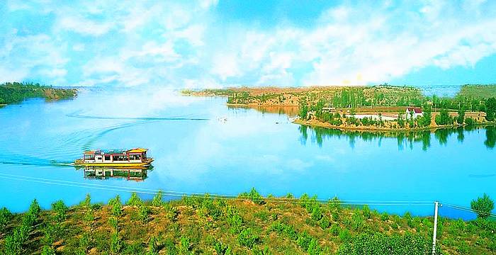 萨拉乌苏旅游区巴图湾水库