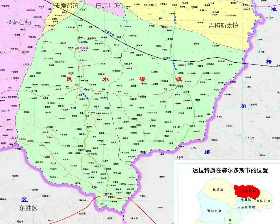 风水梁镇地图 风水梁镇地图
