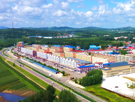 巴日嘎斯台乡全景 巴日嘎斯台乡全景