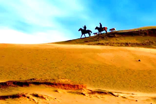 阿古拉镇吉力吐沙漠