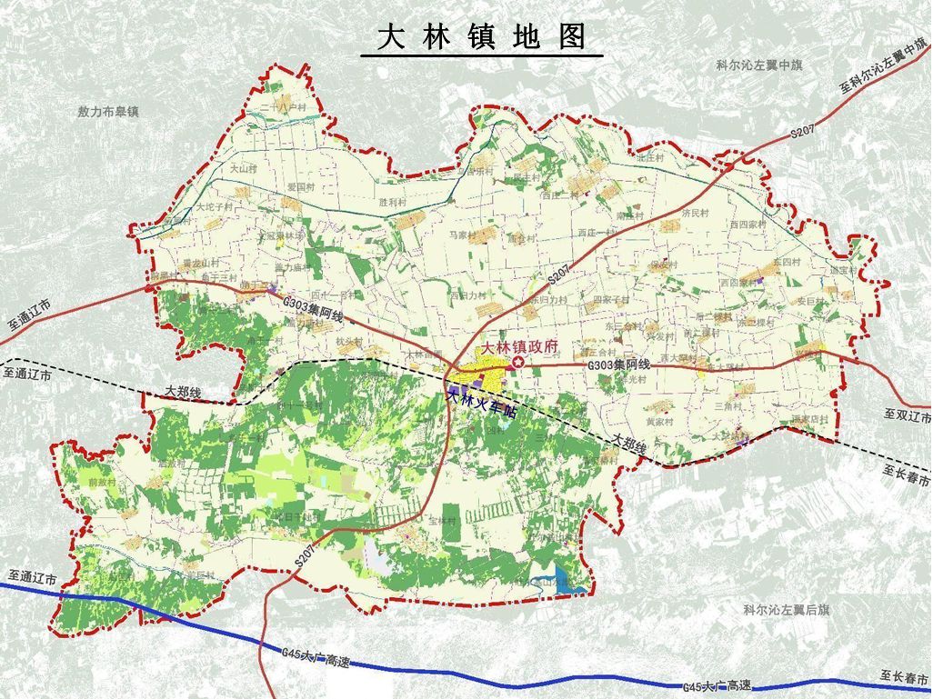 大林镇地图
