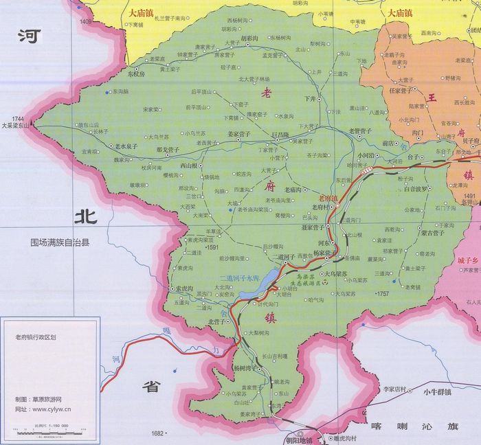 老府镇地图 老府镇地图