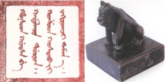 康熙授予阿拉善和硕特旗的印信 康熙授予阿拉善和硕特旗的印信