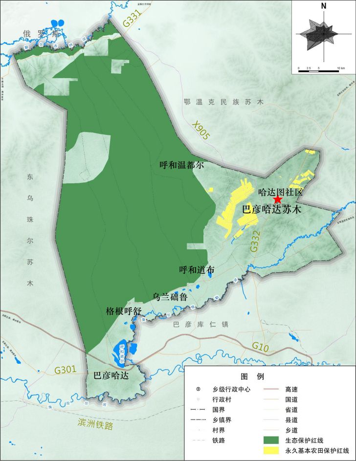 巴彦哈达苏木地图