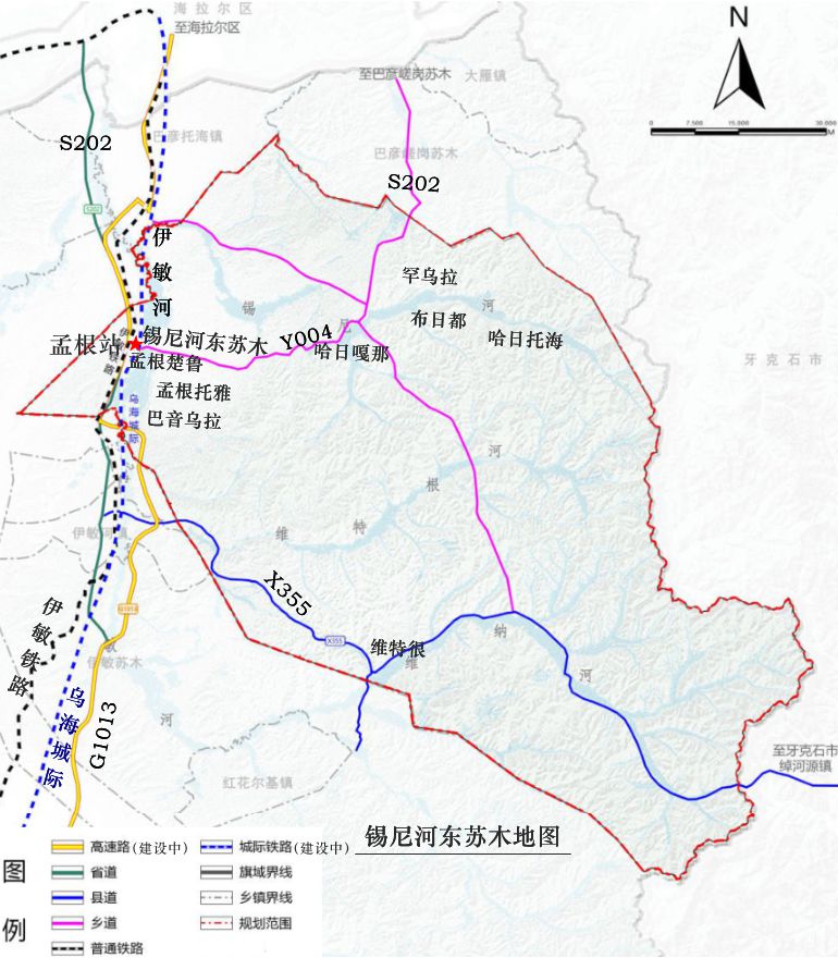 锡尼河东苏木地图 锡尼河东苏木地图
