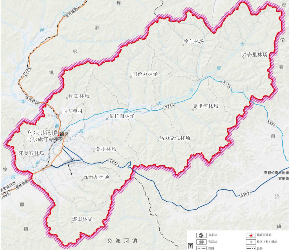 乌尔其汗镇地图