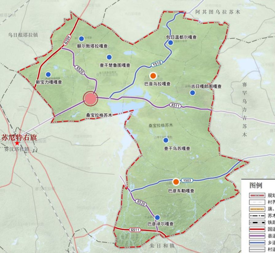 桑宝拉格苏木地图