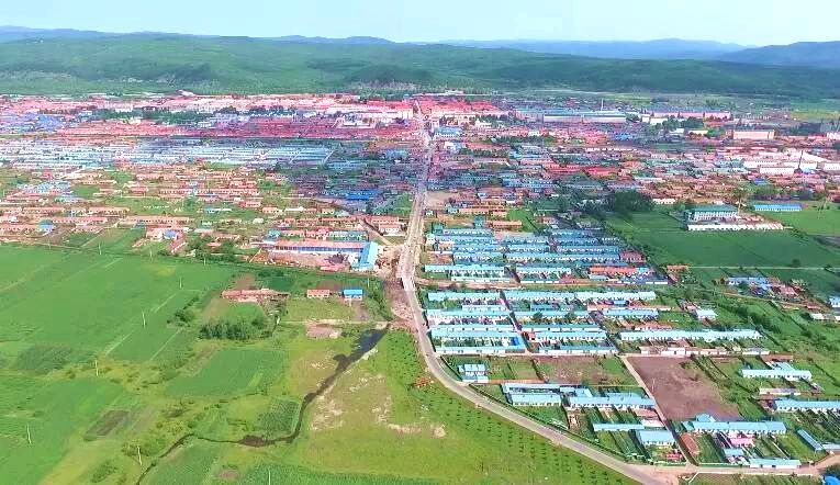 甘河镇全景